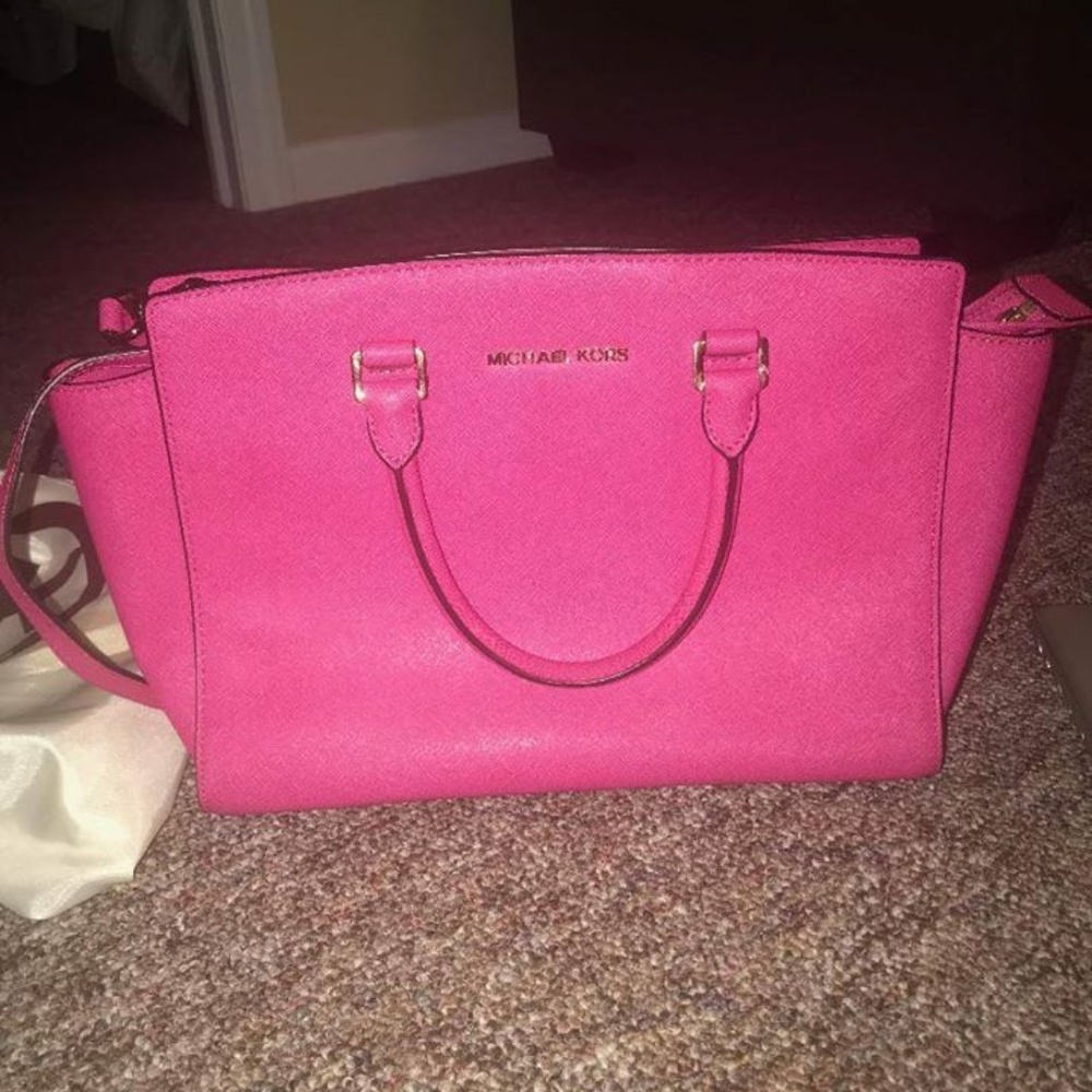 EMMACULATE PINK MICHAEL KORS SELMA